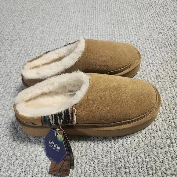 Lamo Jane Women's Suede Slippers with Ortholite Foam Insoles Women's 10 NWT - Picture 10 of 12